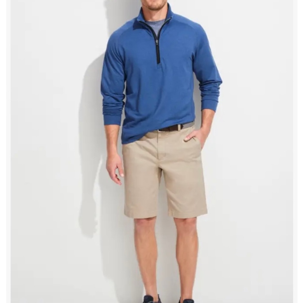 Vineyard Vines Mens Performance Stretch 10" Breaker Shorts Khaki Sz 54B NWOT